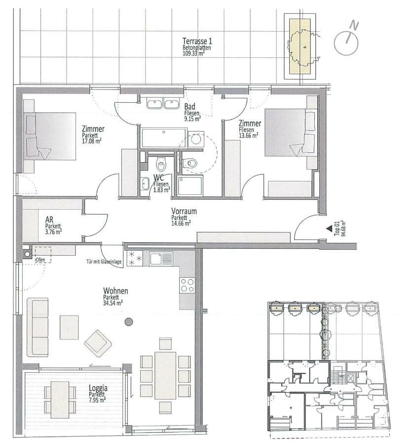 Ferienwohnung Narzisse - City Appartement Im Kurpark Bad Aussee Luaran gambar